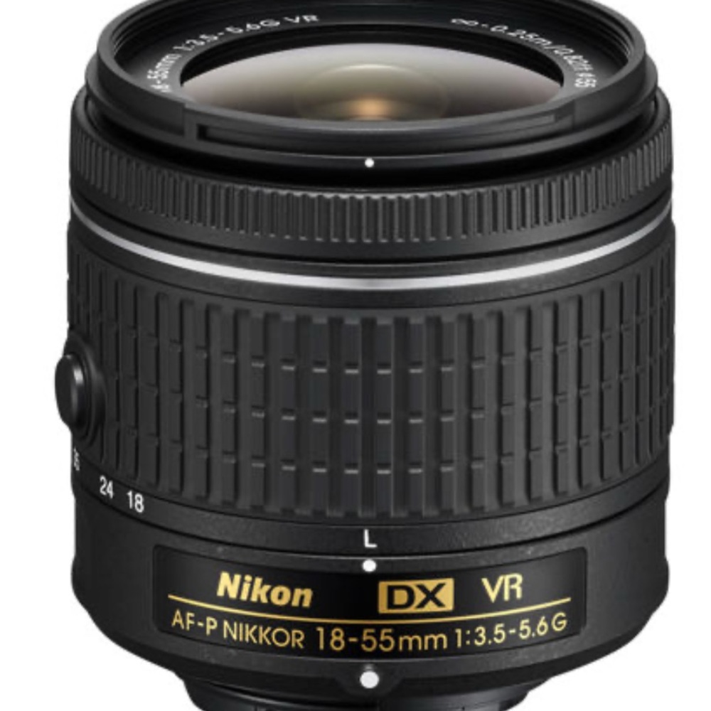 Nikon AF-P DX NIKKOR 18-55mm f/3.5-5.6G VR Lens - Black